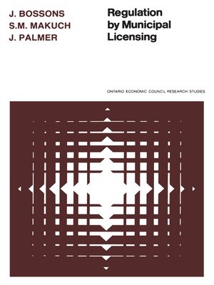 cover image of Regulation by Municipal Licensing